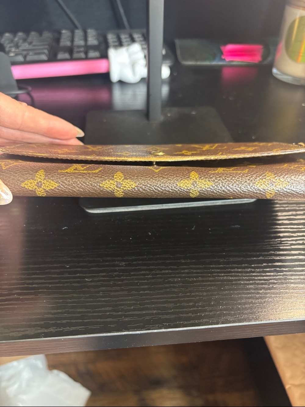 Louis Vuitton Monogram Canvas Wallet in Brown and Gold - Picture 8 of 17